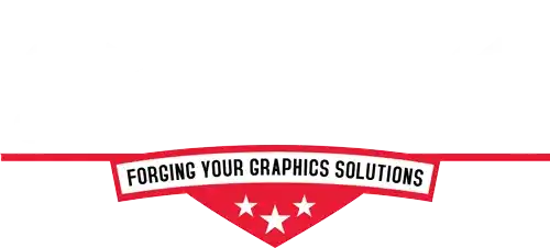 Logo of "The Carolina Signsmith," featuring bold typography and a tagline emphasizing custom graphic solutions.