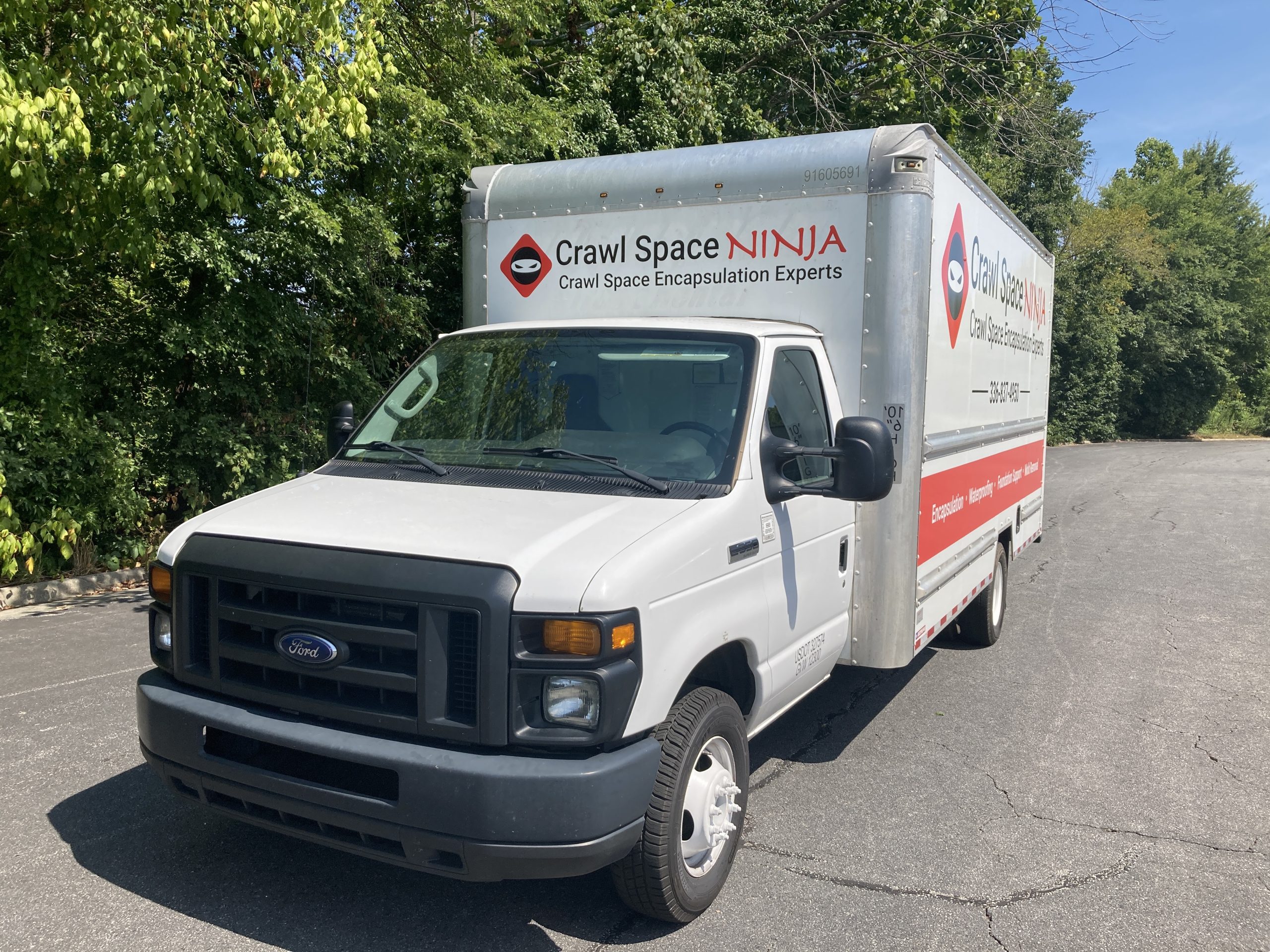 Crawl Space Ninja Custom Vehicle Wrap In Greensboro, NC - The Carolina Signsmith