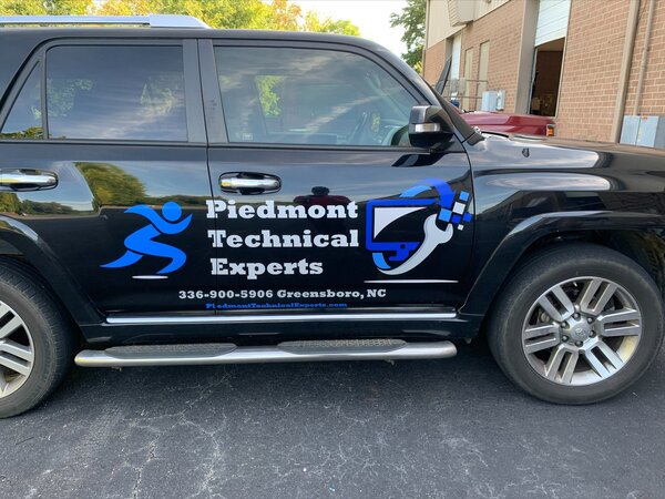 Piedmont Technical Experts Vehicle Graphics In Greensboro, NC - The Carolina Signsmith