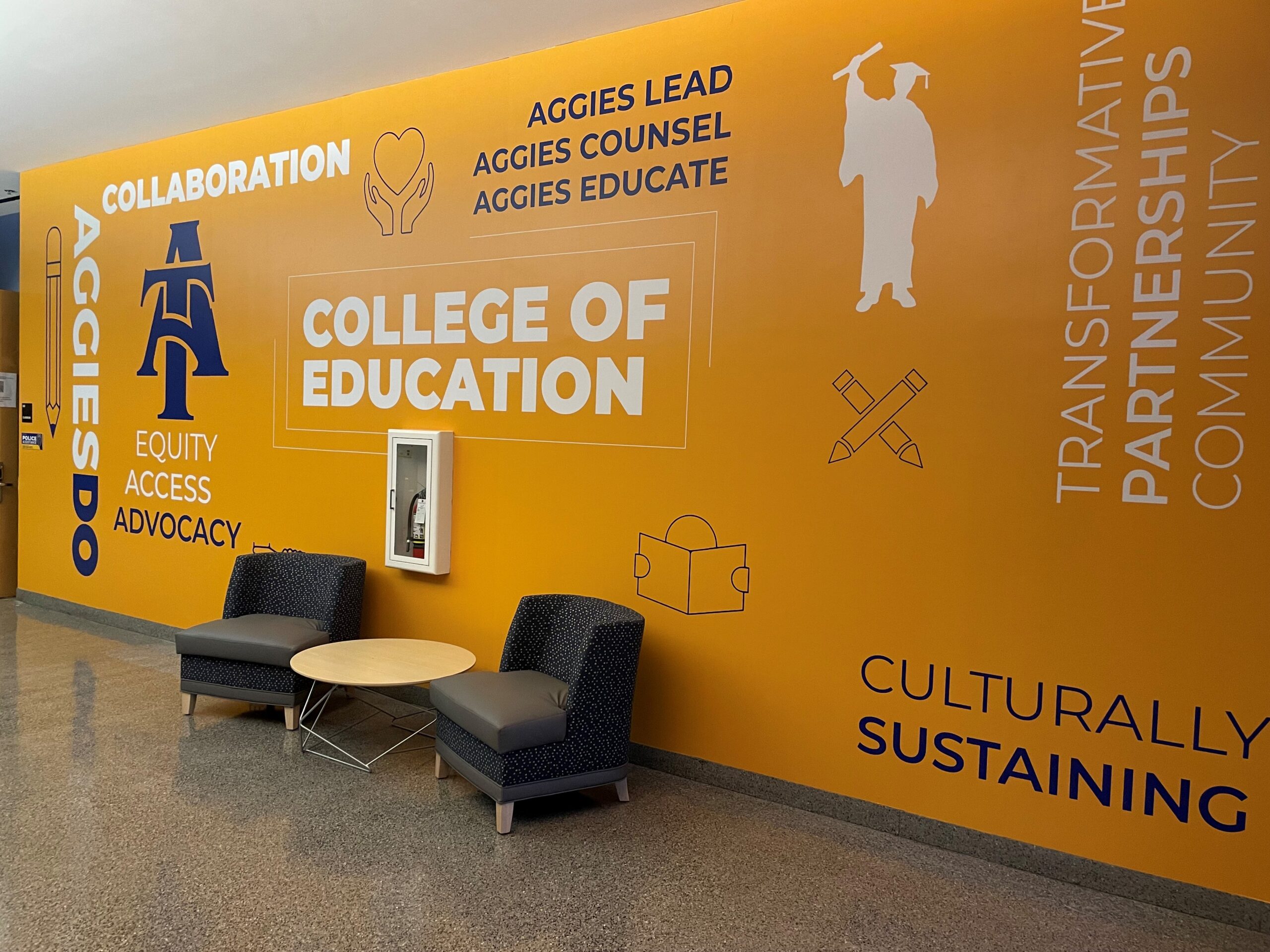 UNCG Wall Mural