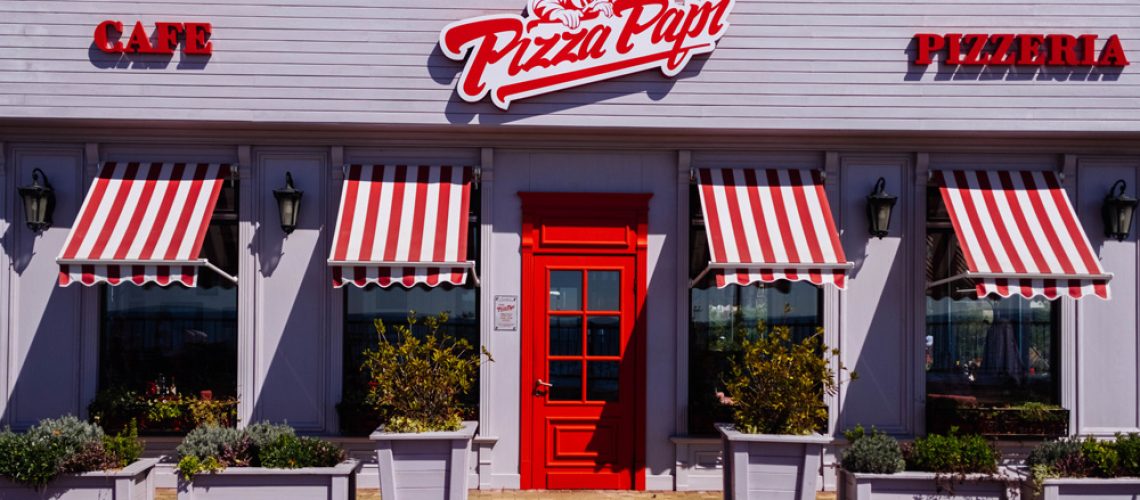 Pizza Papi Custom Storefront Sign In Greenboro - The Carolina Sign Smith